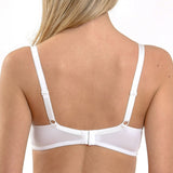 Sutien clasic microfibra si dantela CATRINA R1379 alb