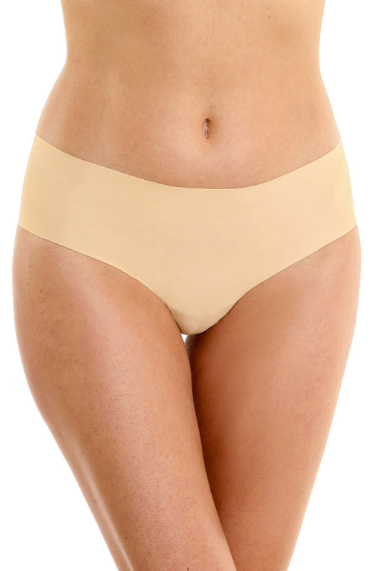Chilot panty brazilian fara cusaturi bej LUCIA S1459