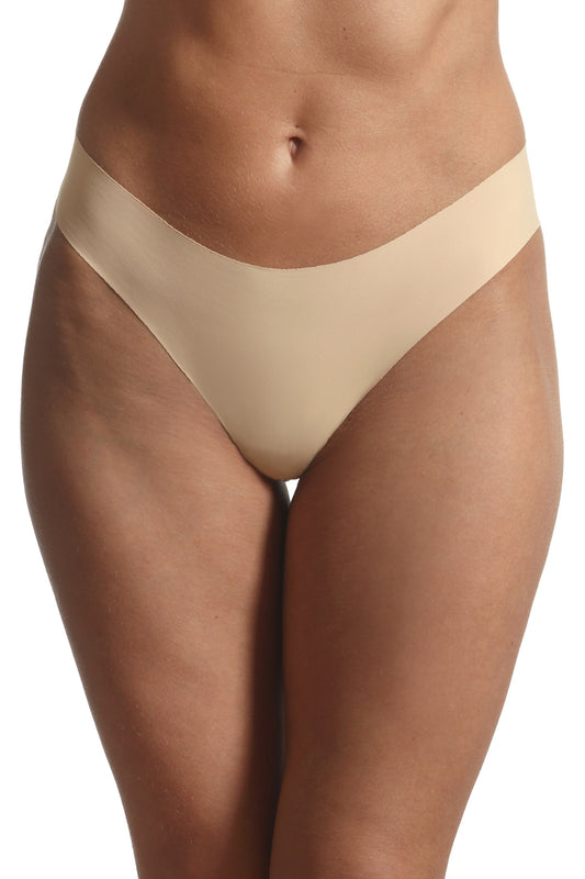 Chiloti brazilieni fara cusaturi bej LUCIA S0783NJ