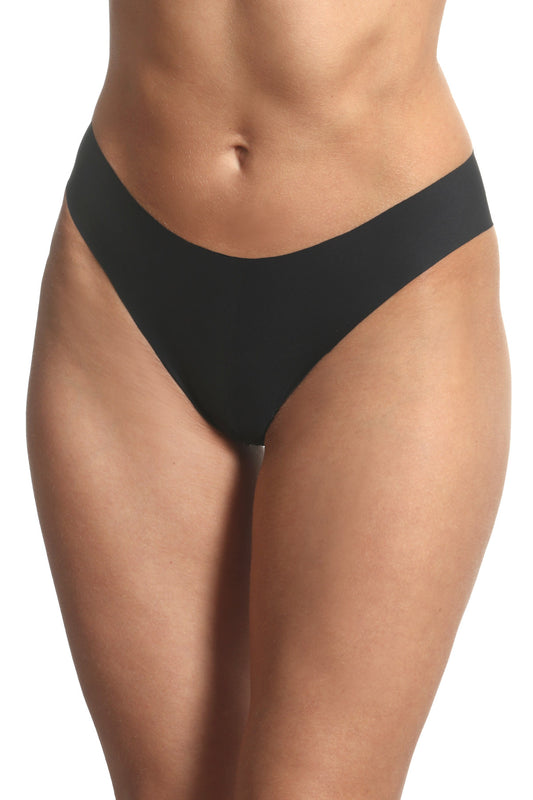 Chiloti brazilieni negri fara cusaturi LUCIA S0783NJ