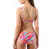 Slip de baie clasic Rosu imprimat Palau DS605