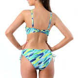 Slip de baie clasic Verde imprimat Palau DS605